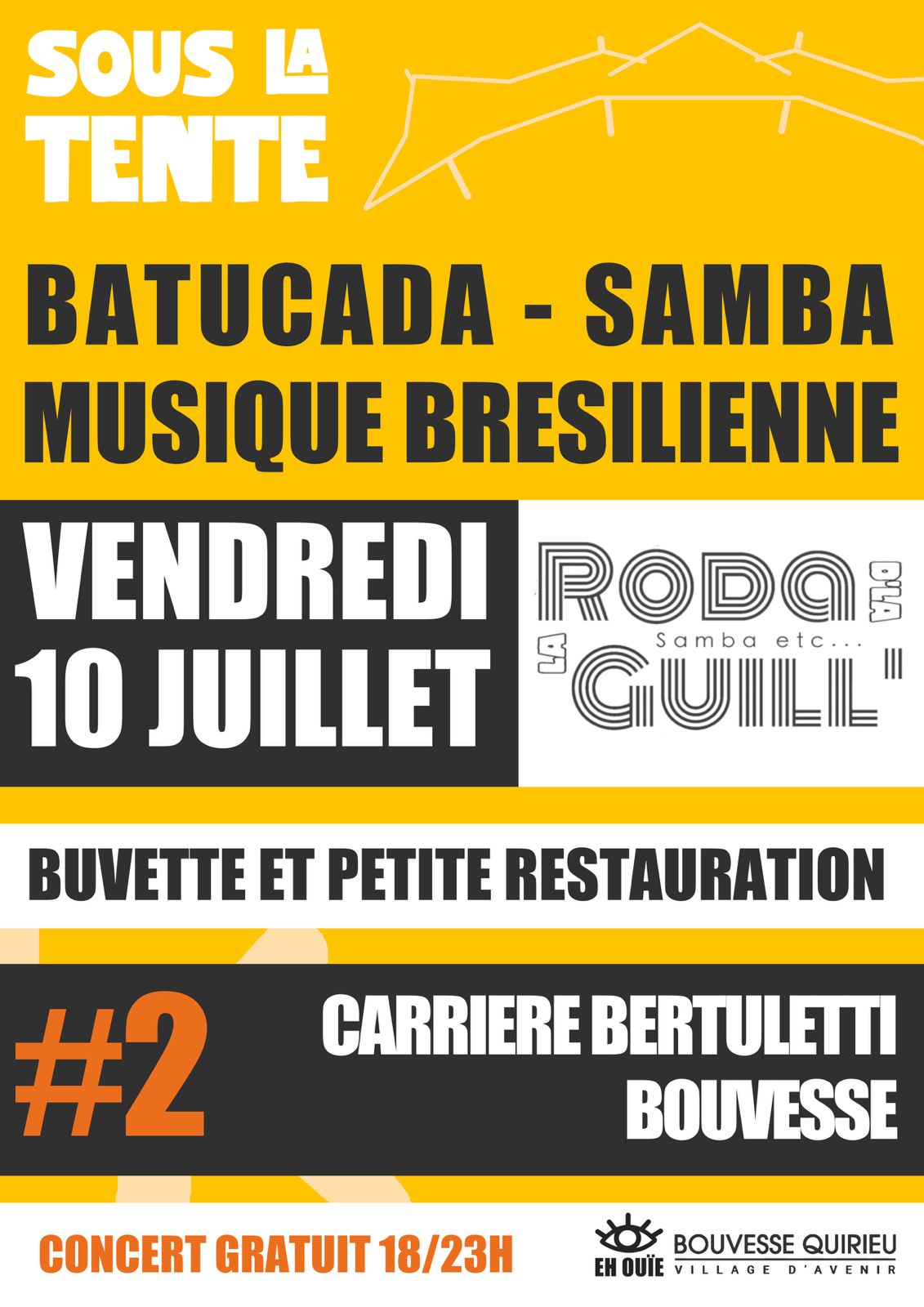 Affiche Sous la tente